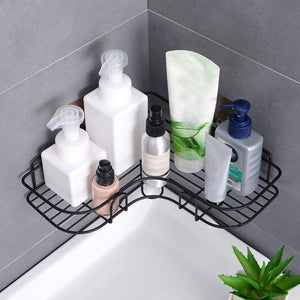 Multipurpose wall mounted kitchen and bathroom storage rack